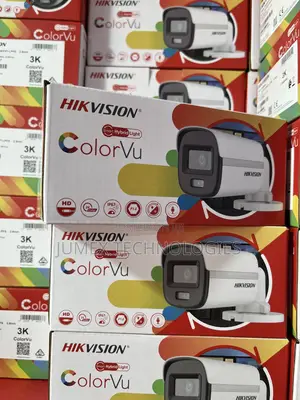 Hikvision Colorvu With Audio 3k/5mp Ds-2ce10kf0t-LPFS Bullet Analog