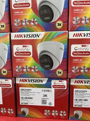 Hikvision 3k/5mp 2way Audio Camera Dome Ds-2ce72kf0t-LPTS Analog
