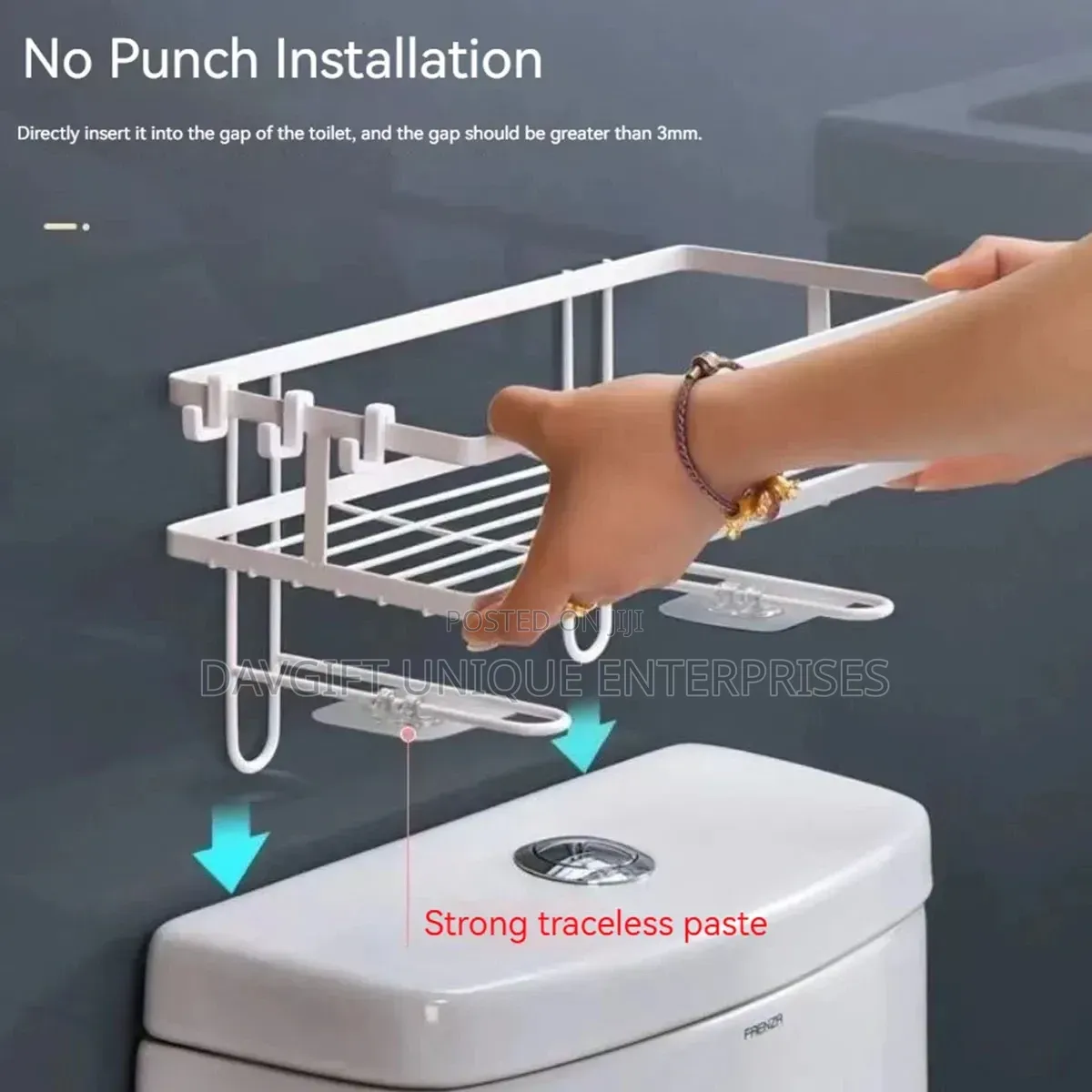 Original Beautiful Metal Toilet Rack