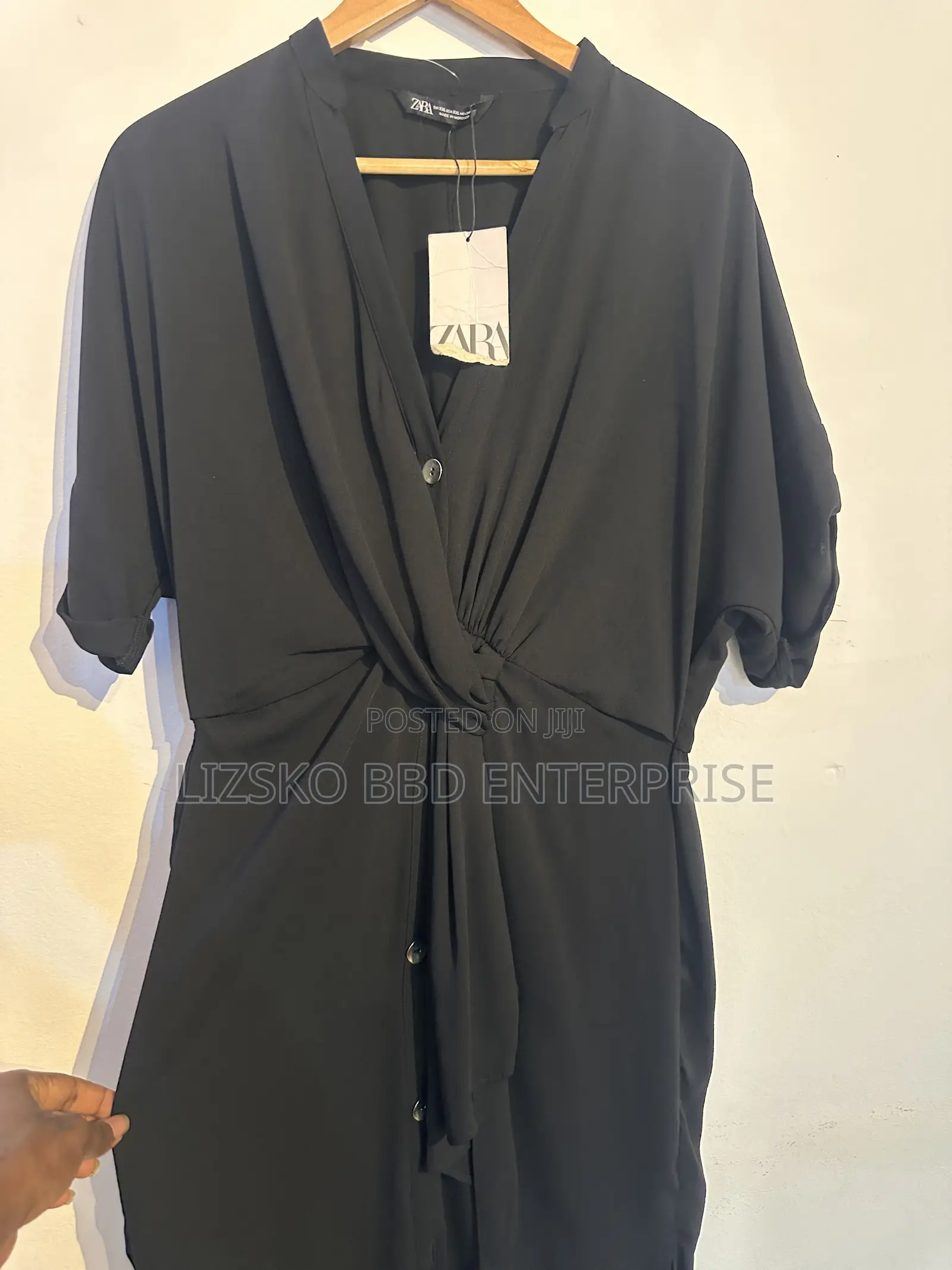 Black Zara Midi Dress