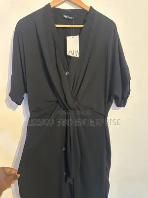 Black Zara Midi Dress