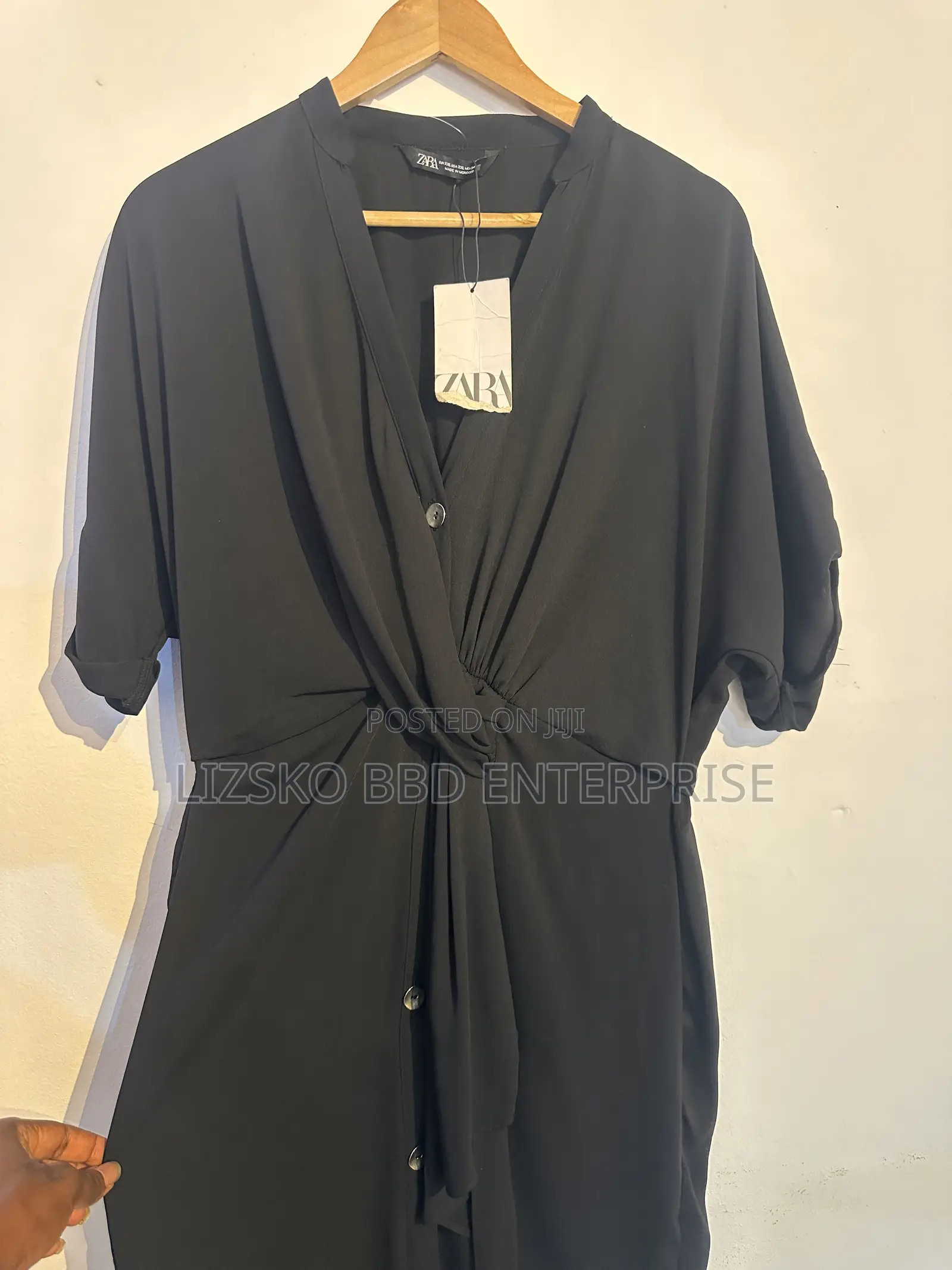 Black Zara Midi Dress