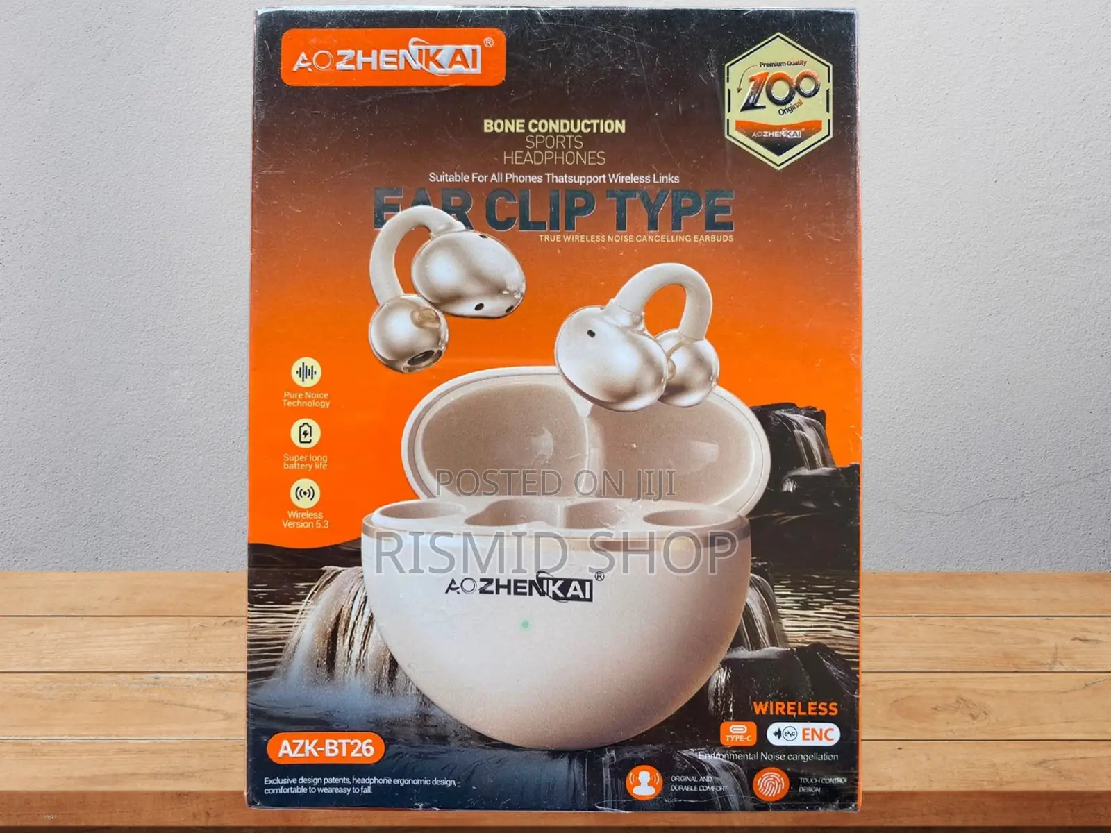 Ao Zhenkai Azk-Bt26 Wireless Ear Clip Earphones
