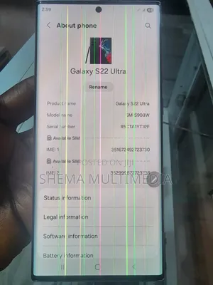 Samsung Galaxy S22 Ultra 5G 128 GB Black
