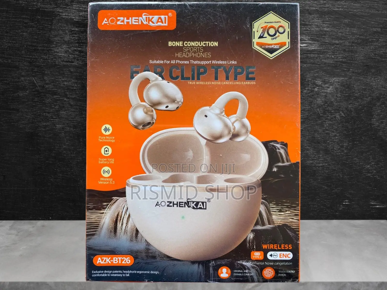 Ao Zhenkai Azk-Bt26 Wireless Ear Clip Earbuds