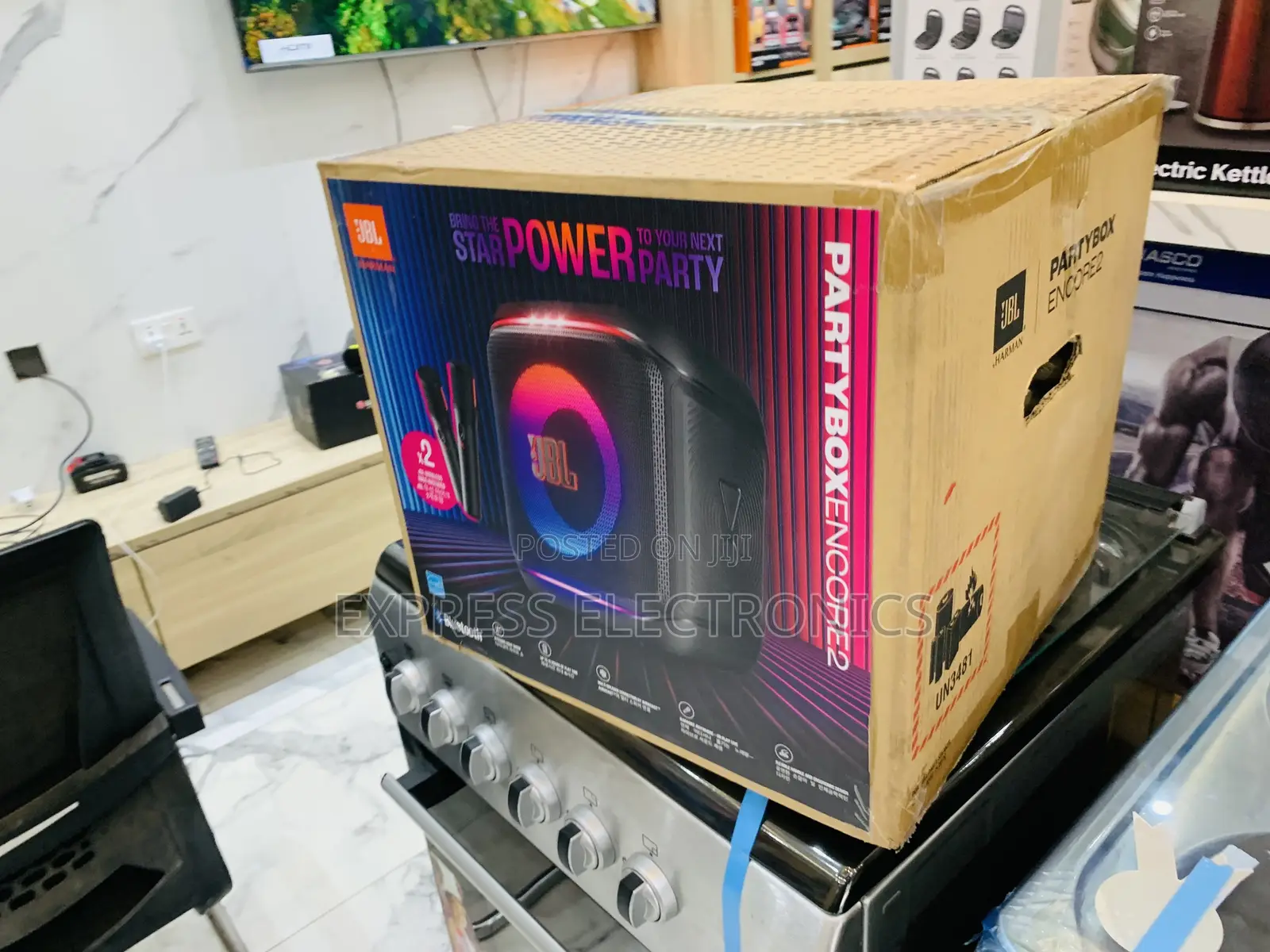Grab the B New  JBL PartyBox Encore 2 Portable Without Microphone