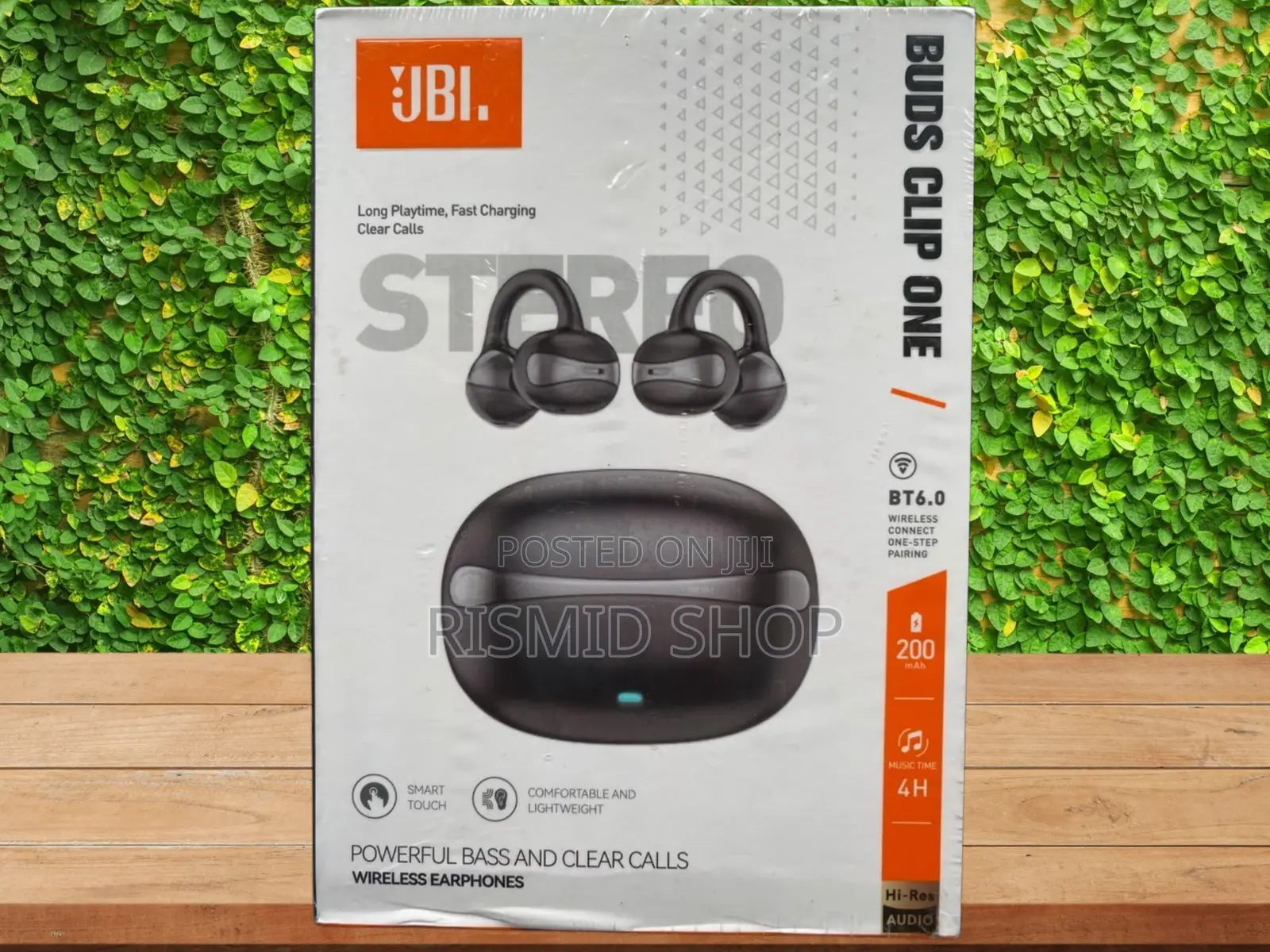 JBL Buds Clip One Open-Ear Bluetooth Earbuds