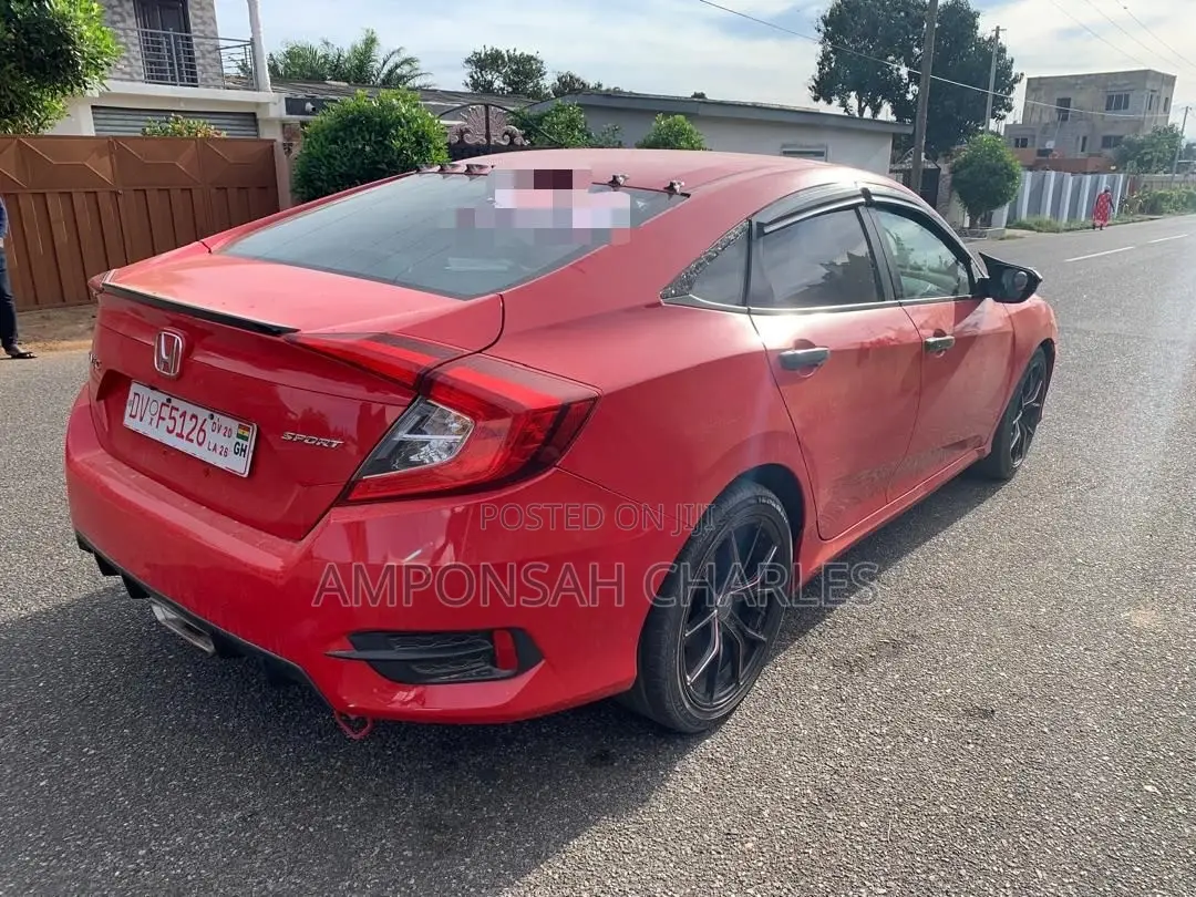 Honda Civic Sport Sedan 2019 Red