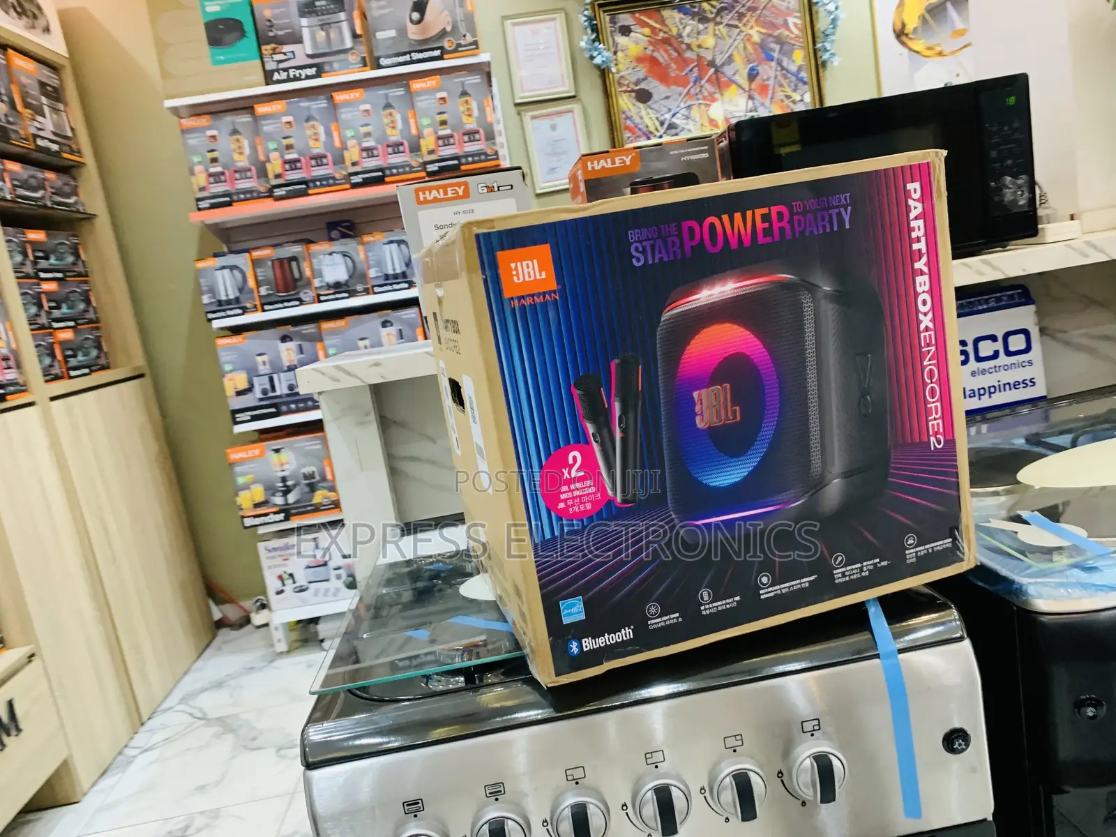 Ultra Modern JBL PartyBox Encore Essential 2 Portable Speaker With Mic