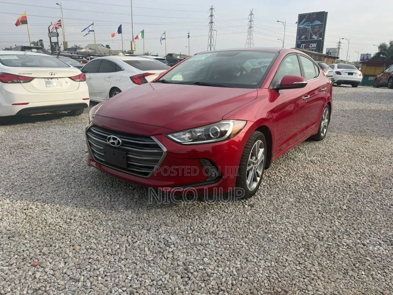 Hyundai Elantra 2017 Red