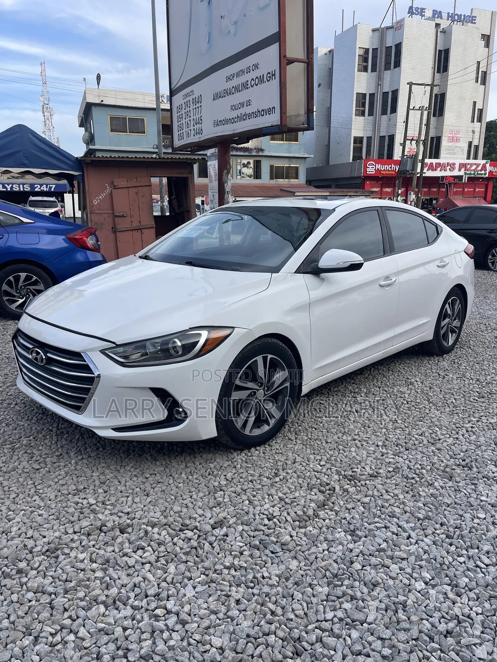 Hyundai Elantra Limited Sedan FWD (2.0L 4cyl 6A) 2017 White