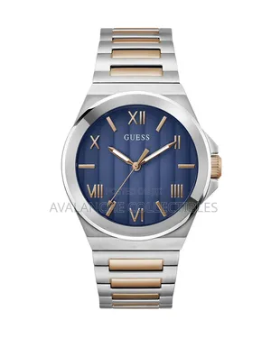Guess Double Tone Gent's Watch 43mm  Case Size.
