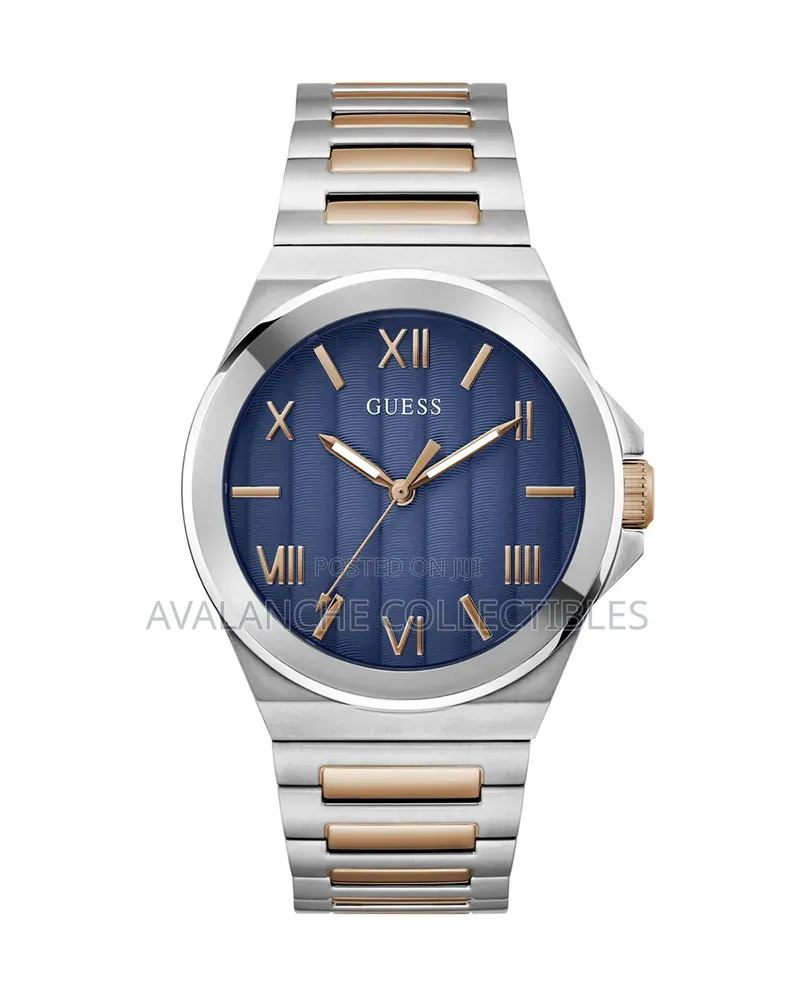 Guess Double Tone Gent's Watch 43mm  Case Size.