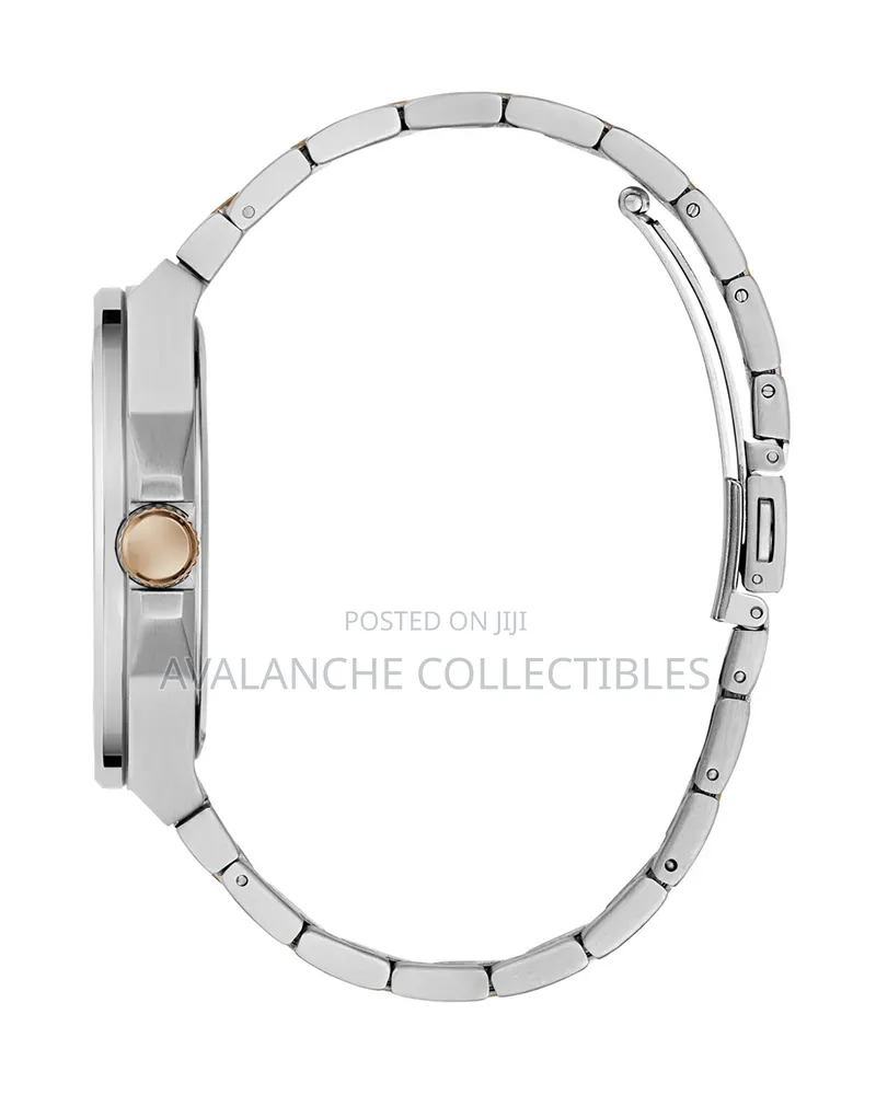 Guess Double Tone Gent's Watch 43mm  Case Size.