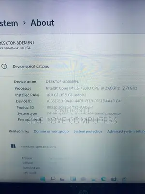 Laptop HP EliteBook 840 G4 16GB Intel Core i5 SSD 256GB
