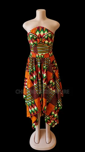 A Handkerchief Skirt With a Corset Top