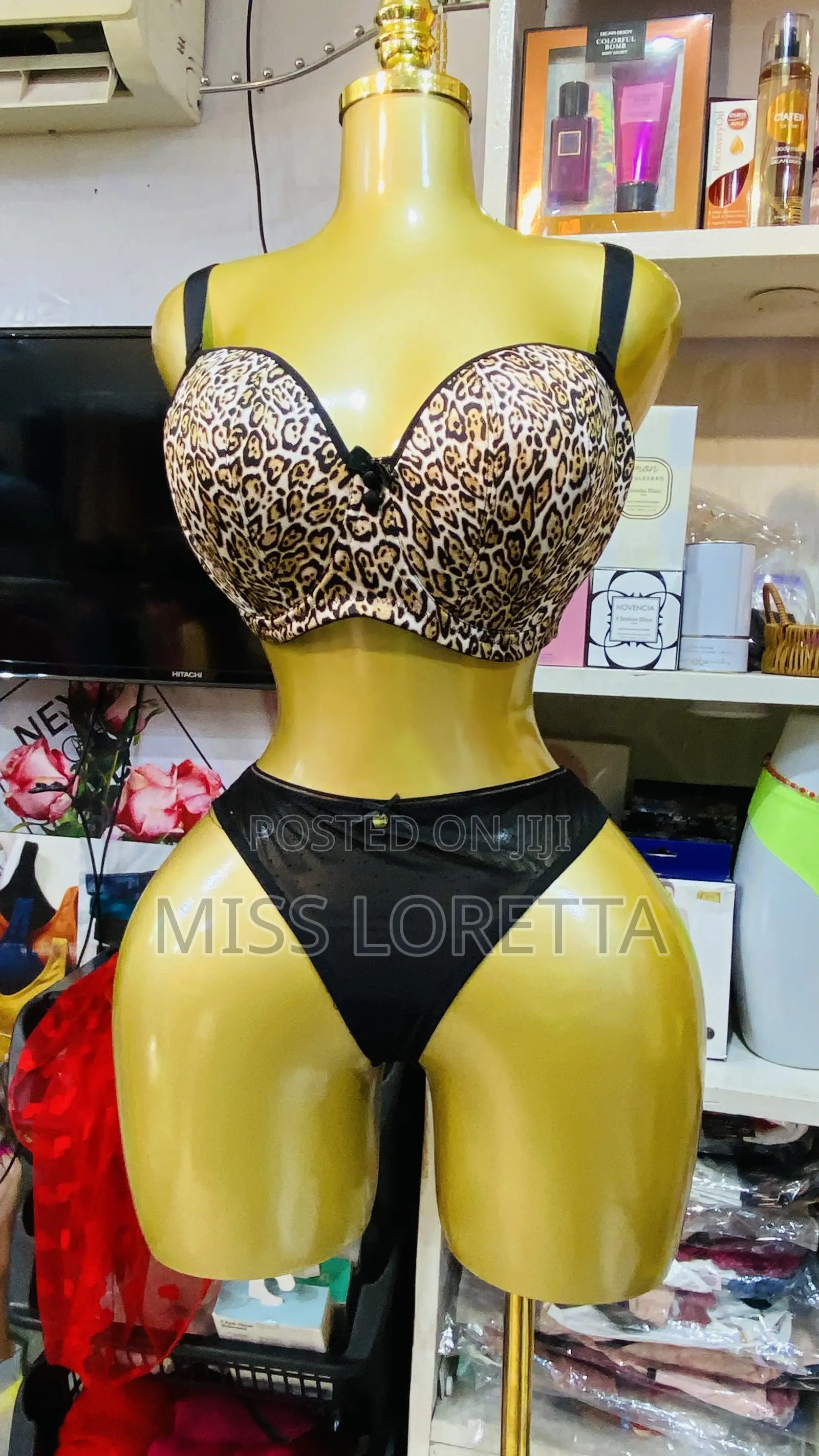 Animal Print Multiway Bra - 36E,38E