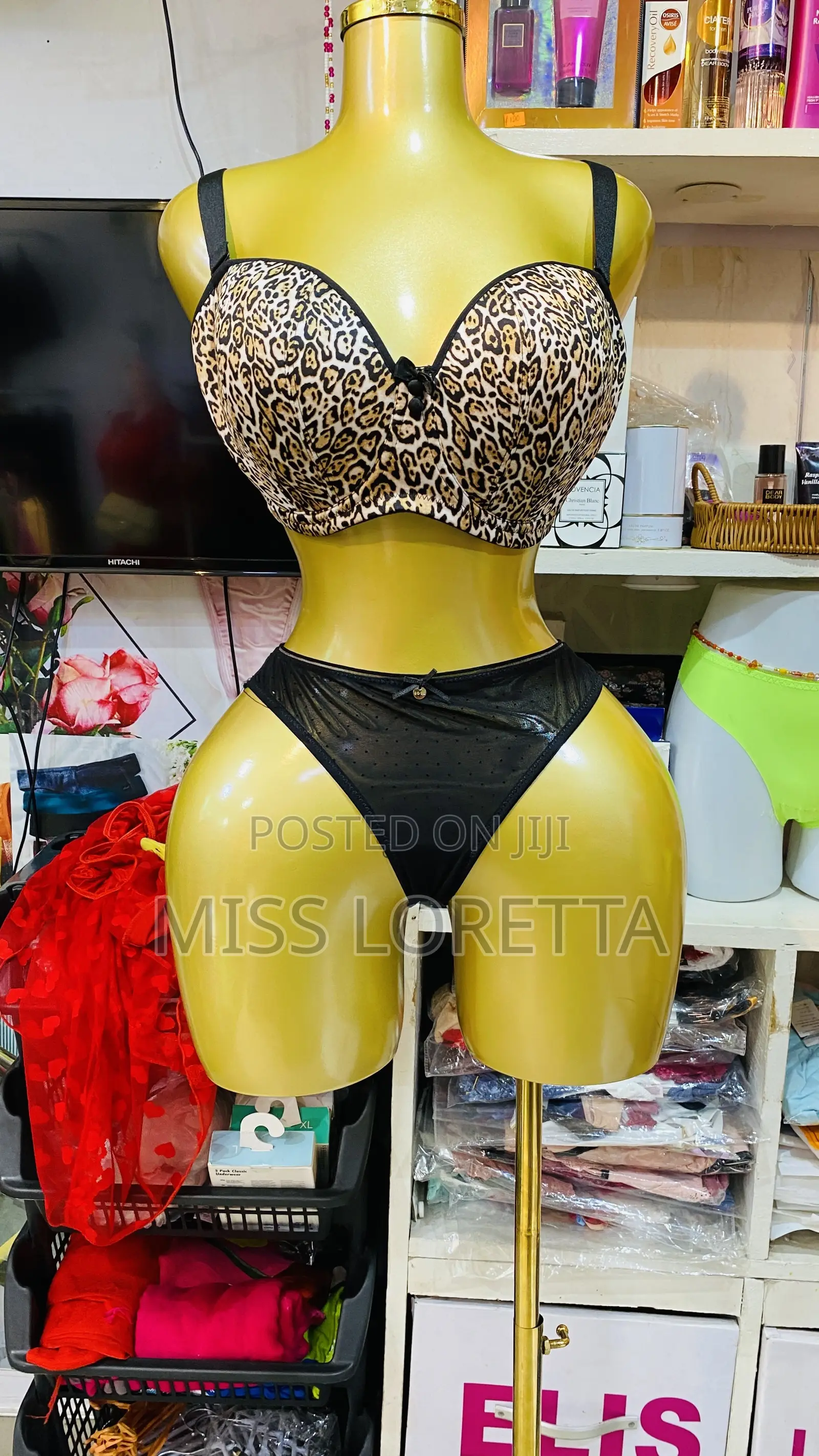 Animal Print Multiway Bra - 36E,38E
