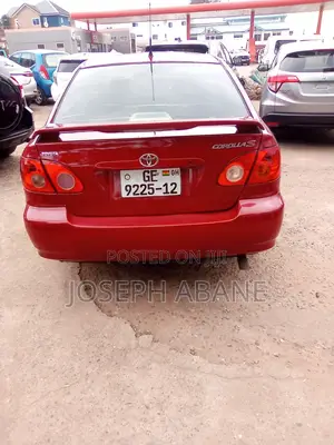 Toyota Corolla 2007 Burgundy