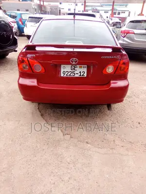 Toyota Corolla 2007 Burgundy