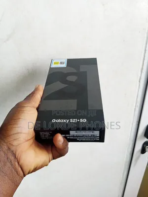 New Samsung Galaxy S21+ 5G 128 GB Black