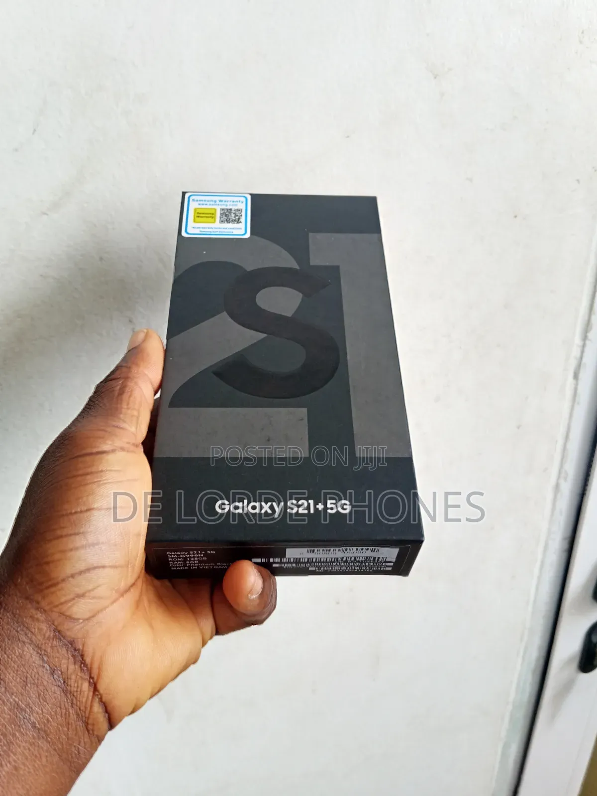 New Samsung Galaxy S21+ 5G 128 GB Black