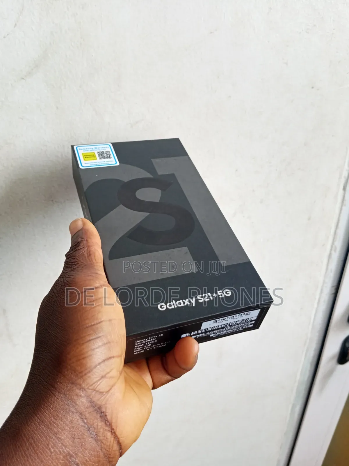 New Samsung Galaxy S21+ 5G 128 GB Black