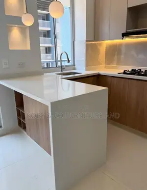 Modern Custom Fitted Kitchen Cabinets & Island