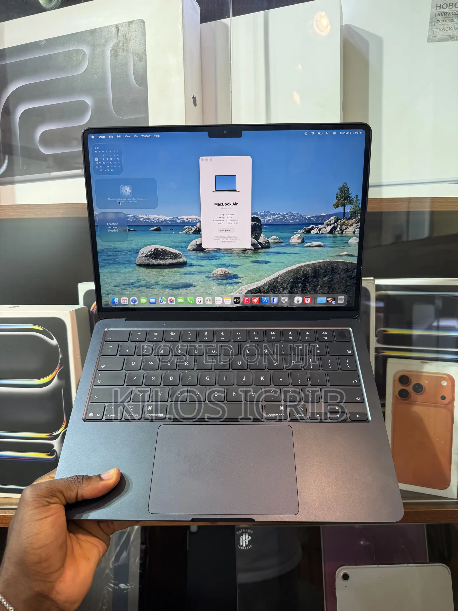 Laptop Apple MacBook Air 2022 M2 8GB Apple M2 SSD 256GB