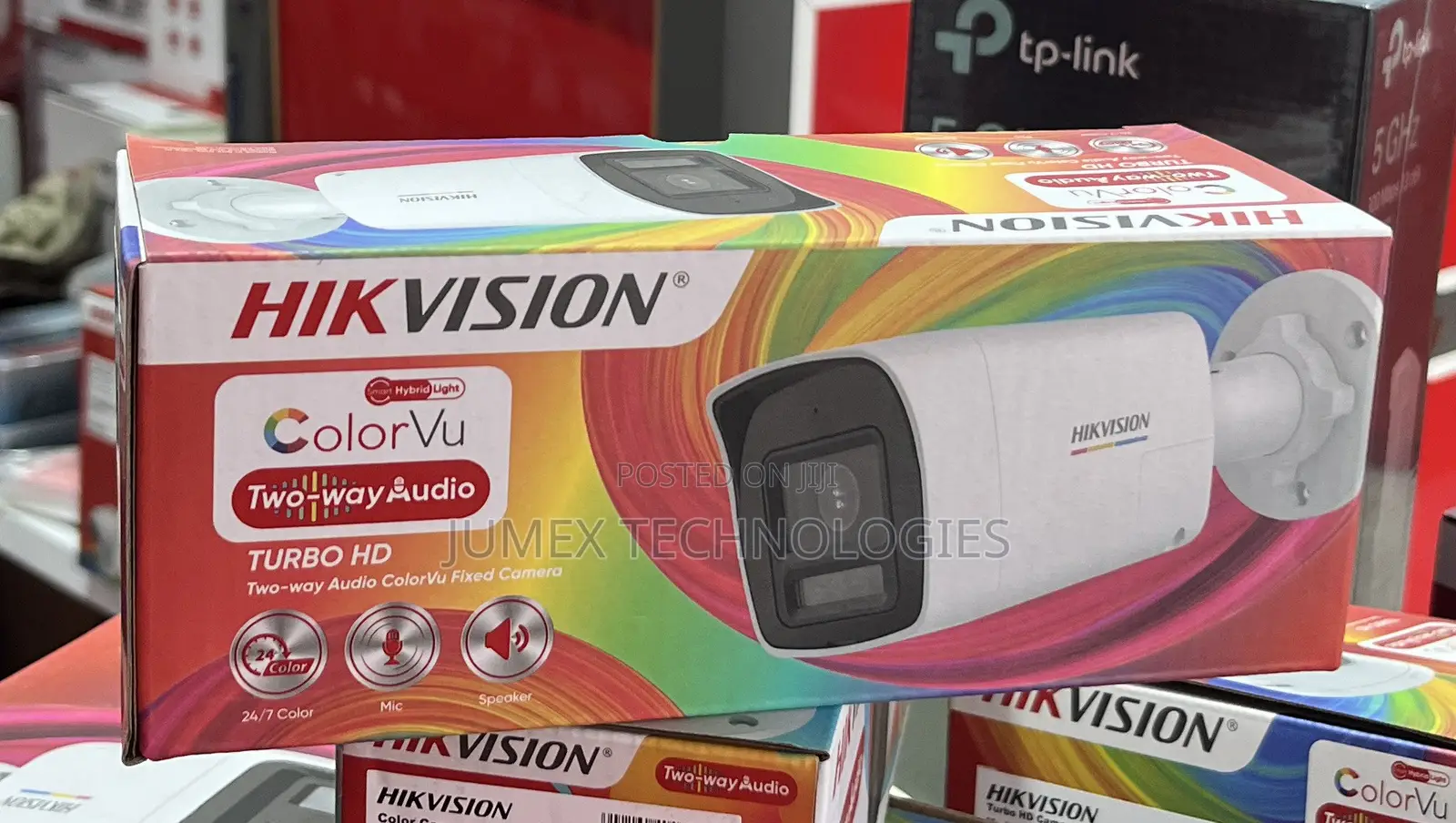 Hikvision Colorvu 2way Audio Camera Bullet Ds-2ce10df0t-LPTS 2mp
