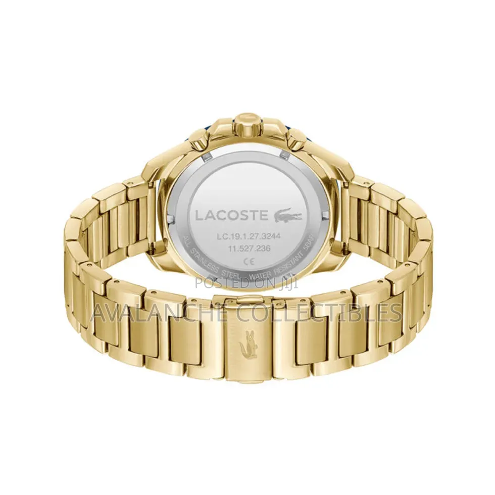 Lacoste Gold Tone Gent's Watch 42mm Case Size