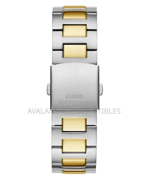 Guess Double Tone Green Dial Watch 43mm Case Size