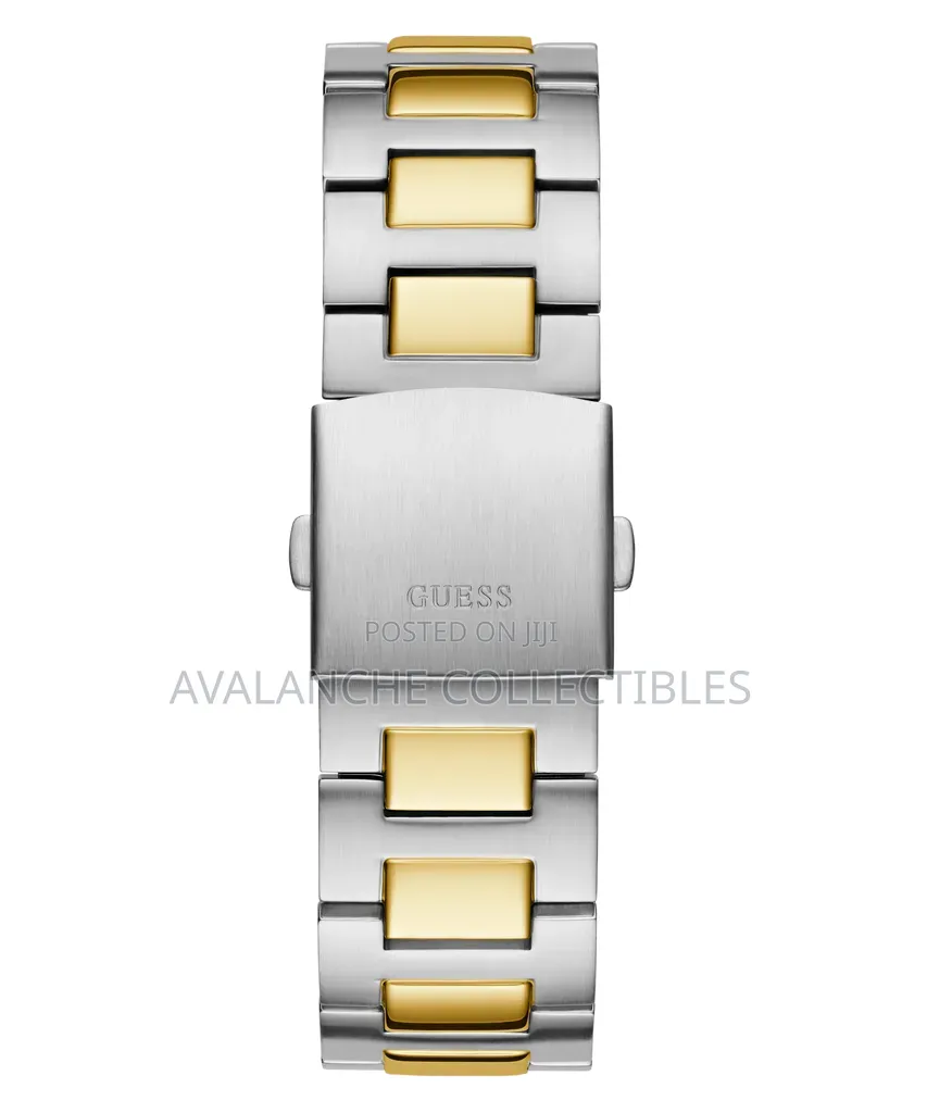 Guess Double Tone Green Dial Watch 43mm Case Size