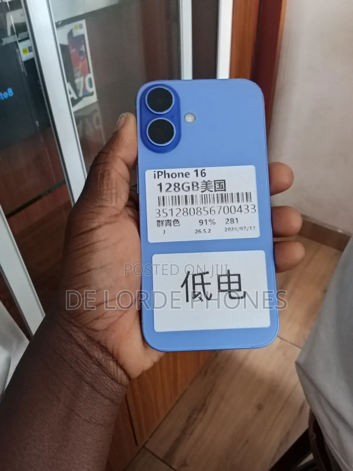 Apple iPhone 16 128 GB Blue