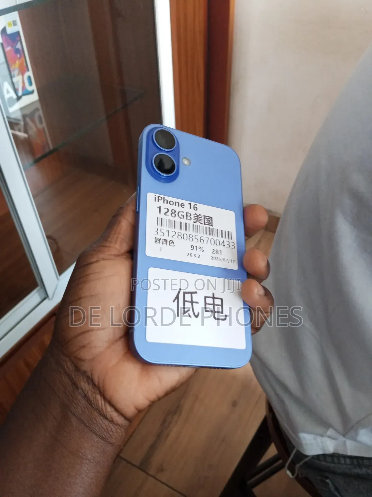 Apple iPhone 16 128 GB Blue