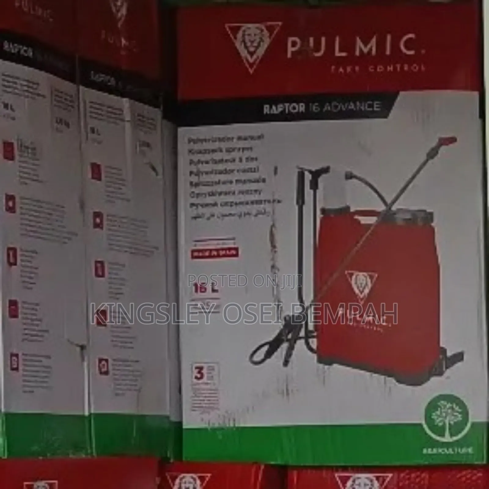 Pulmic Raptor 16 Advance Sprayer