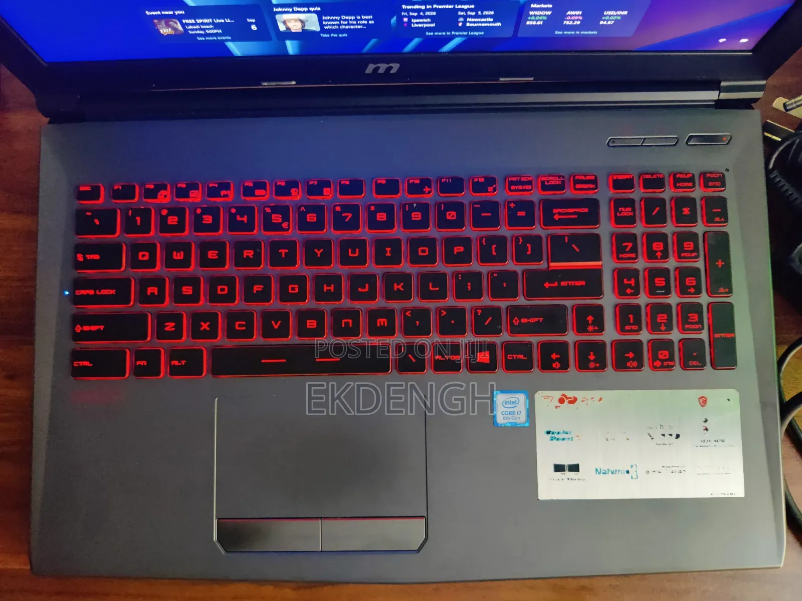 Laptop MSI GL62M 7RDX 8GB Intel Core i7 SSD 256GB