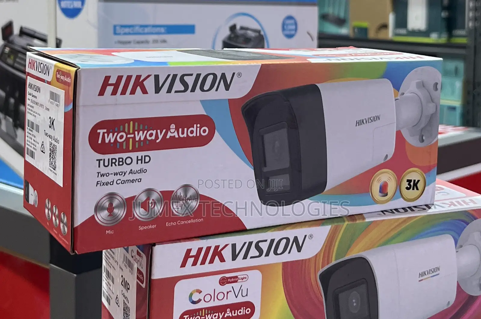 Hikvision Analog Camera 3k/5mp 2way Audio With Siren Ds-2ce16k0t-LPXTS