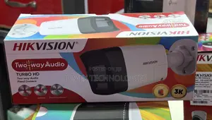 Hikvision Analog Camera 3k/5mp 2way Audio With Siren Ds-2ce16k0t-LPXTS