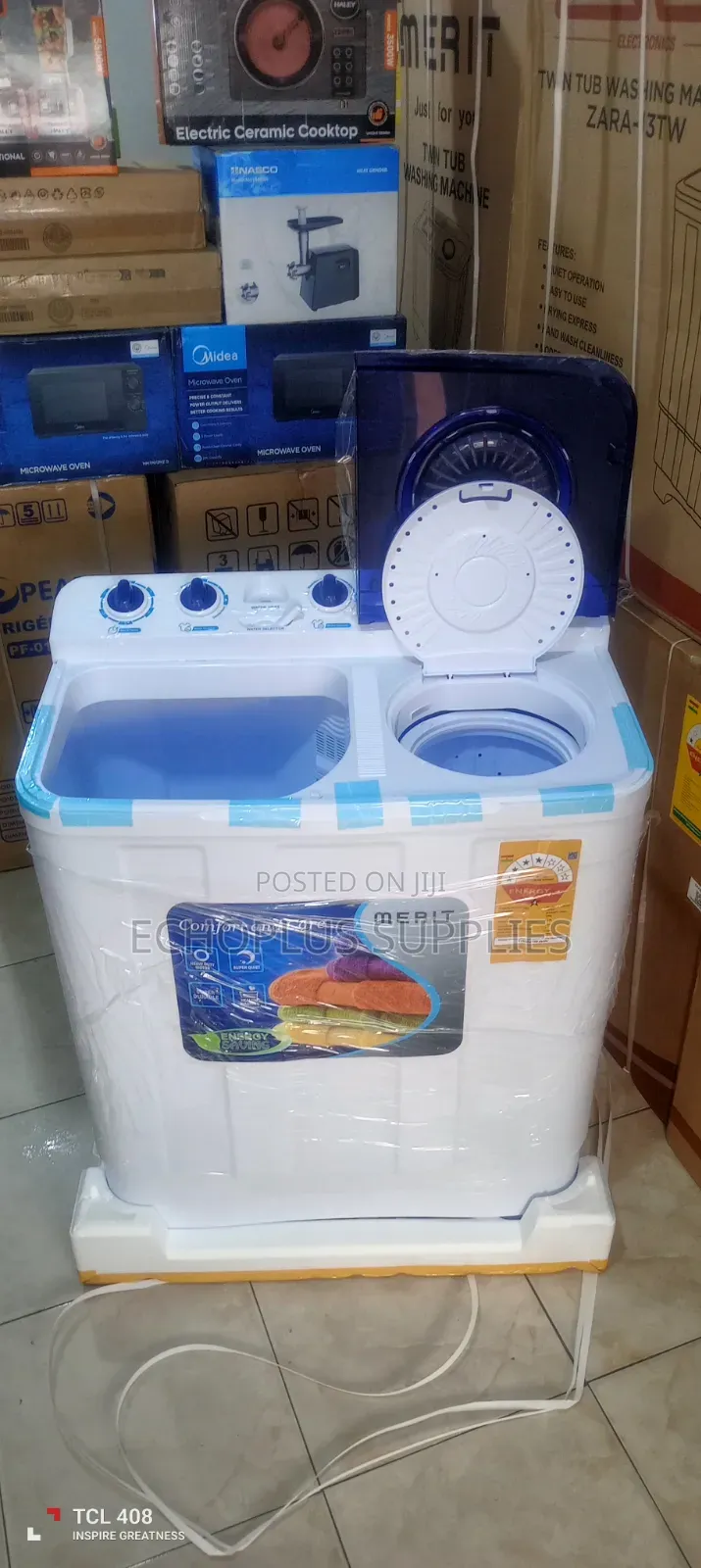 Merit 10kg Washing Machine/Twin Tub