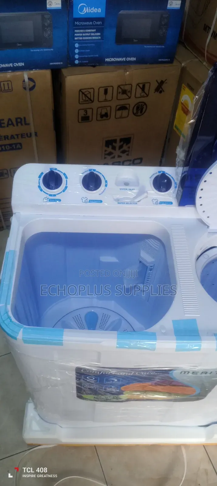 Merit 10kg Washing Machine/Twin Tub