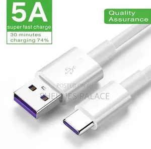 Type-C Data Cable, 5a Super Fast Charging Cable,Double-Sided