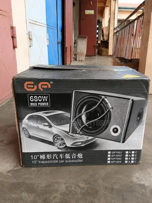 10" Trapezoidal Car Subwoofer – 680W MAX POWER
