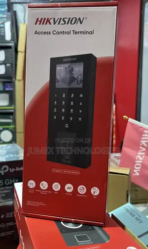 Hikvision Access Control Terminal Ds-K1t807mbfwx-E Fingerprint Qr Code