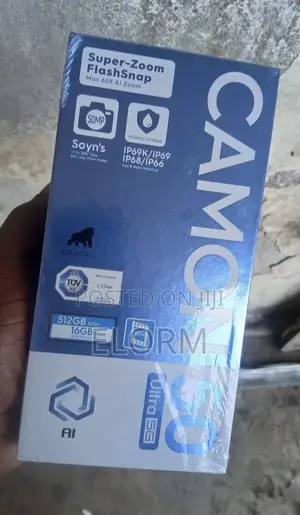 New Tecno Camon 50 Ultra 512 GB Black