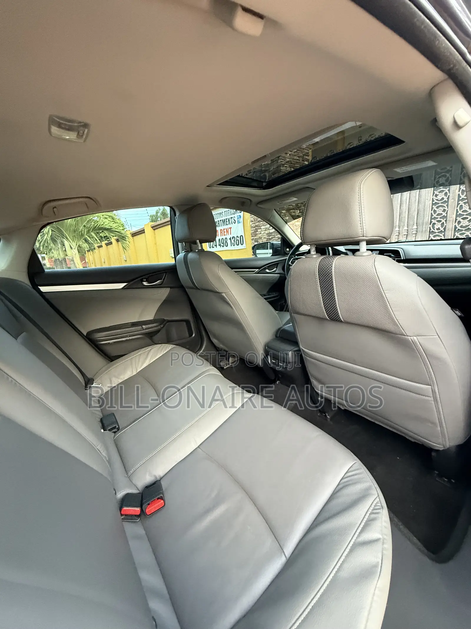 Honda Civic Touring Sedan 2019 Gray