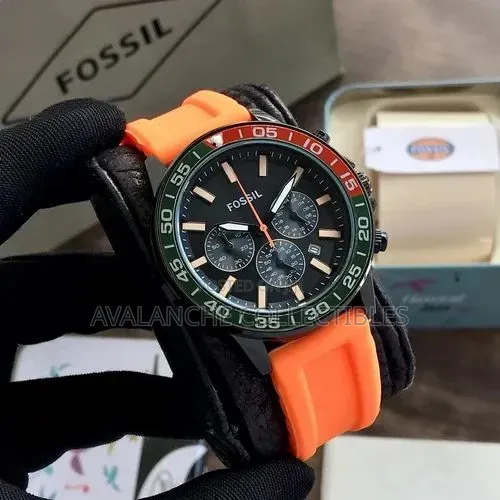 Fossil Bannon Multifunctional Silicone Watch 42mm Case Size