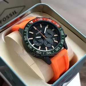 Fossil Bannon Multifunctional Silicone Watch 42mm Case Size
