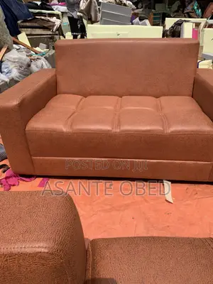 Brown L Shaped Leather Sofa New Quality Durable