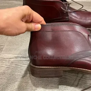 Moretti Black Label Burgundy Ankle Boots Sizes 41/43